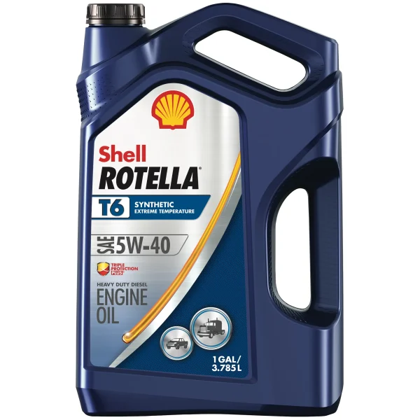 (3 pack) T6 Full Synthetic 5W-40 Diesel Engine Oil, 1 Gallon