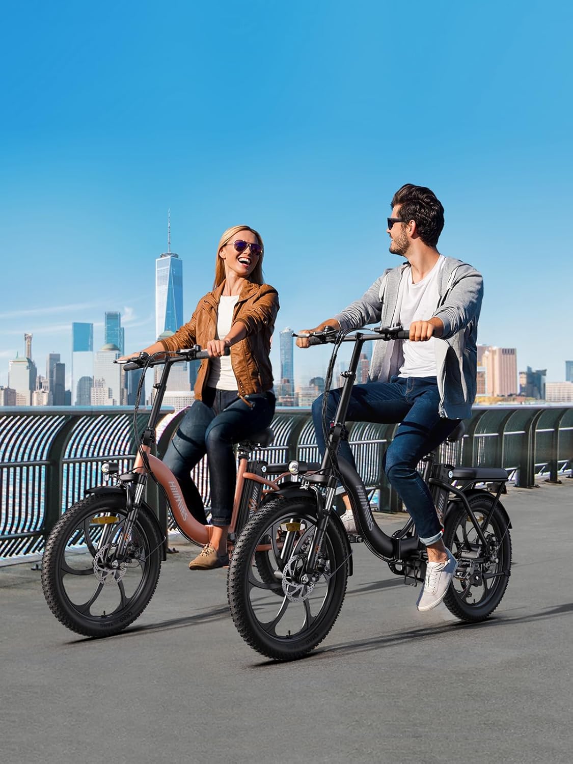 MilePort 1 Bici Elettrica Per Adulti, 36V 13AH Batteria Rimovibile 250w Motore Con 20 “*3.0” Fat Tire Pieghevole Bicicletta Elettrica, Velocità 25KM/H Gamma Fino a 100KM Città Pendolare Ebike