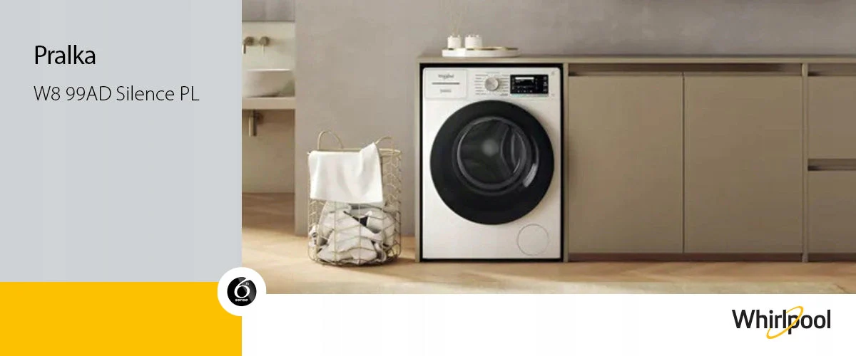 Pralka Whirlpool W8 99AD Silence PL 9kg 6. Zmysł AutoDose 60cm