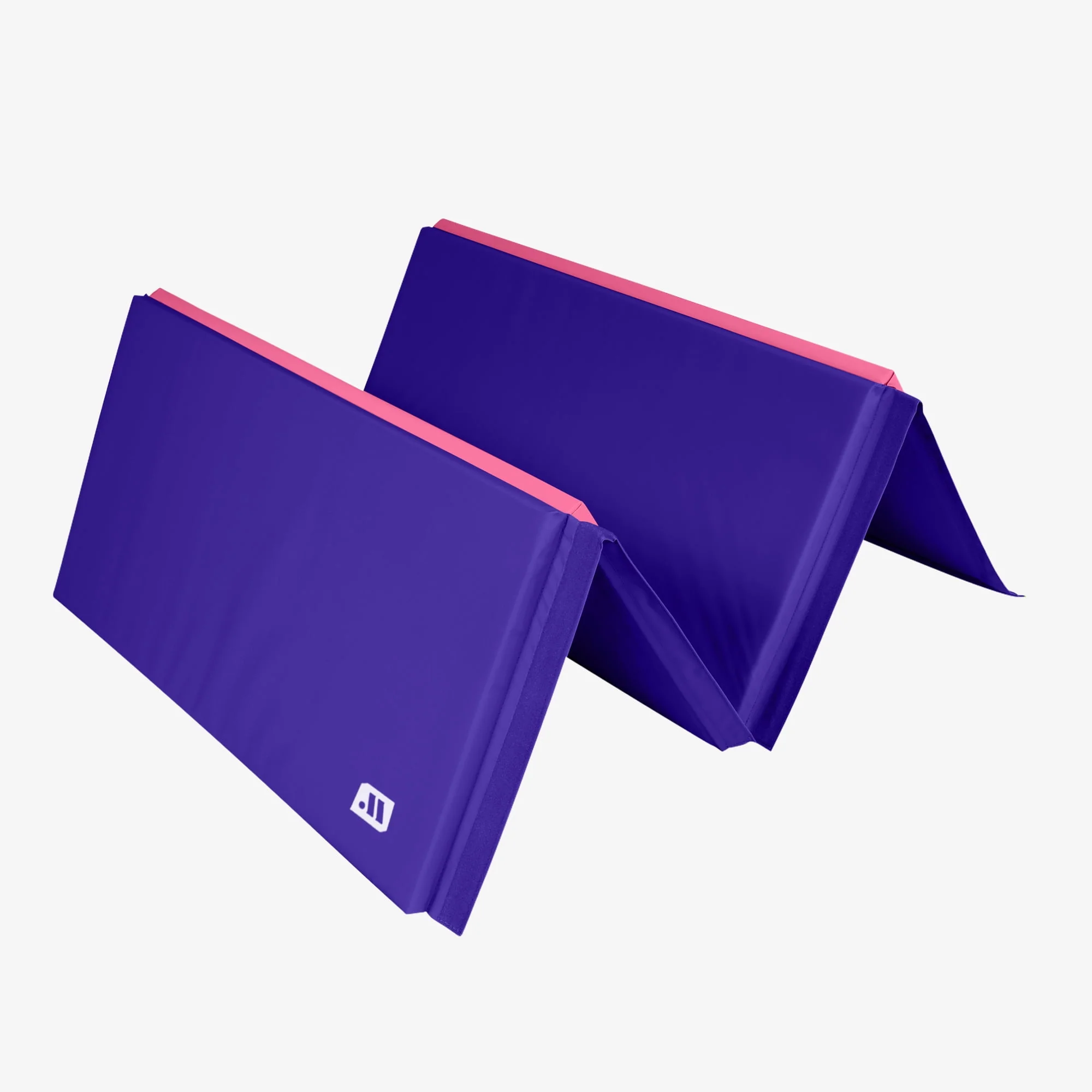 We Sell Mats 4 ft x 8 ft Gymnastics Mat, Folding Tumbling Mat, Portable with Hook & Loop Fasteners