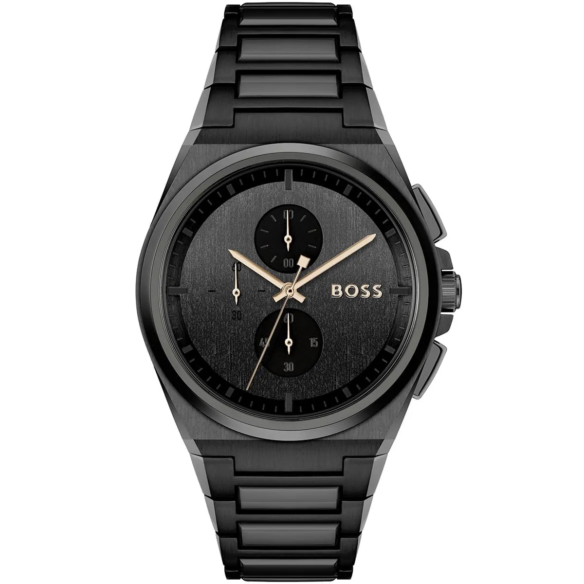 Hugo Boss Steer Chronograph Black Dial Men's Watch - 1514068