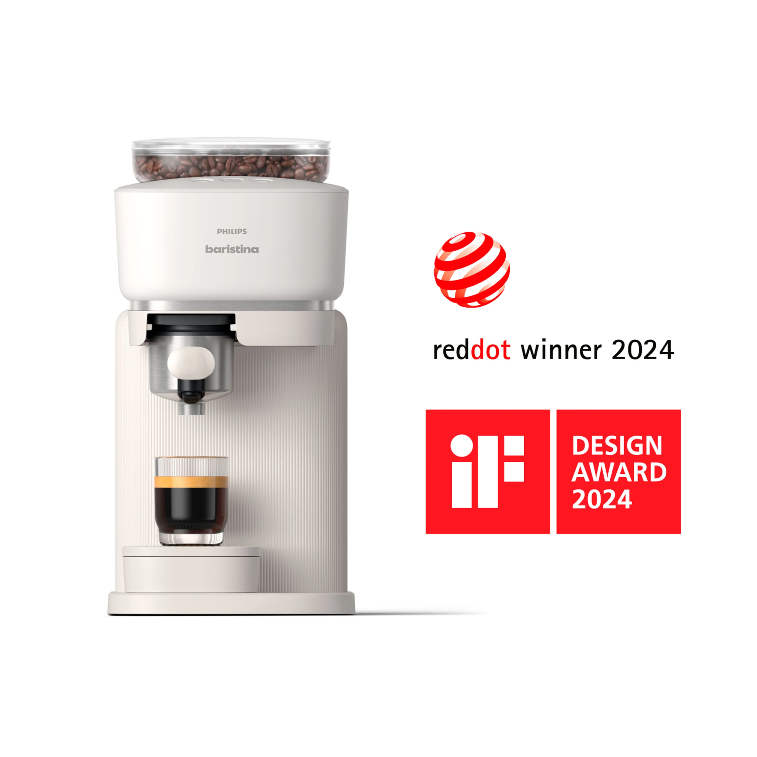 Philips Baristina Espresso machine Milky White (BAR300/00)