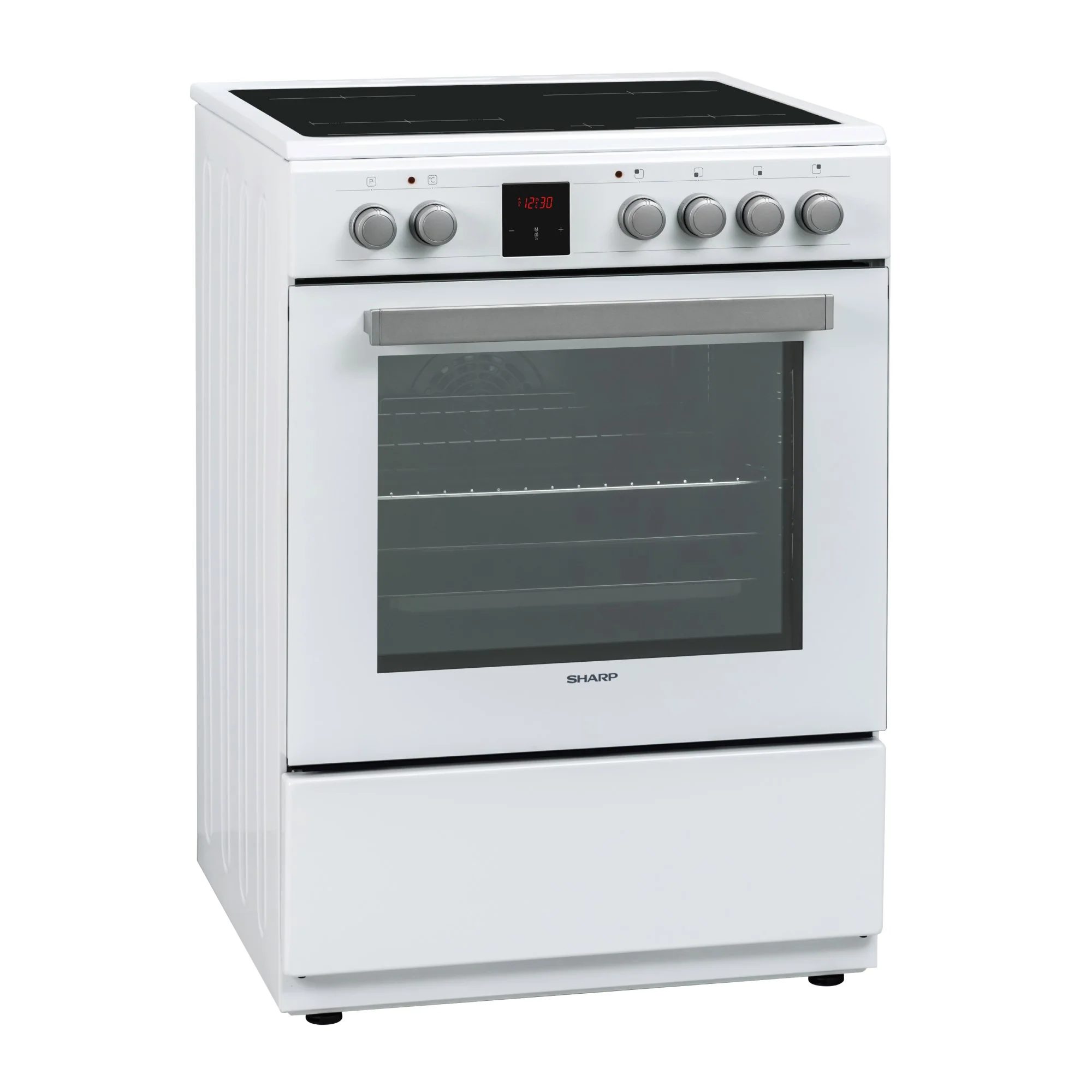 Sharp Kochherd freistehend KF-76VDD19W-CH, 230/400V