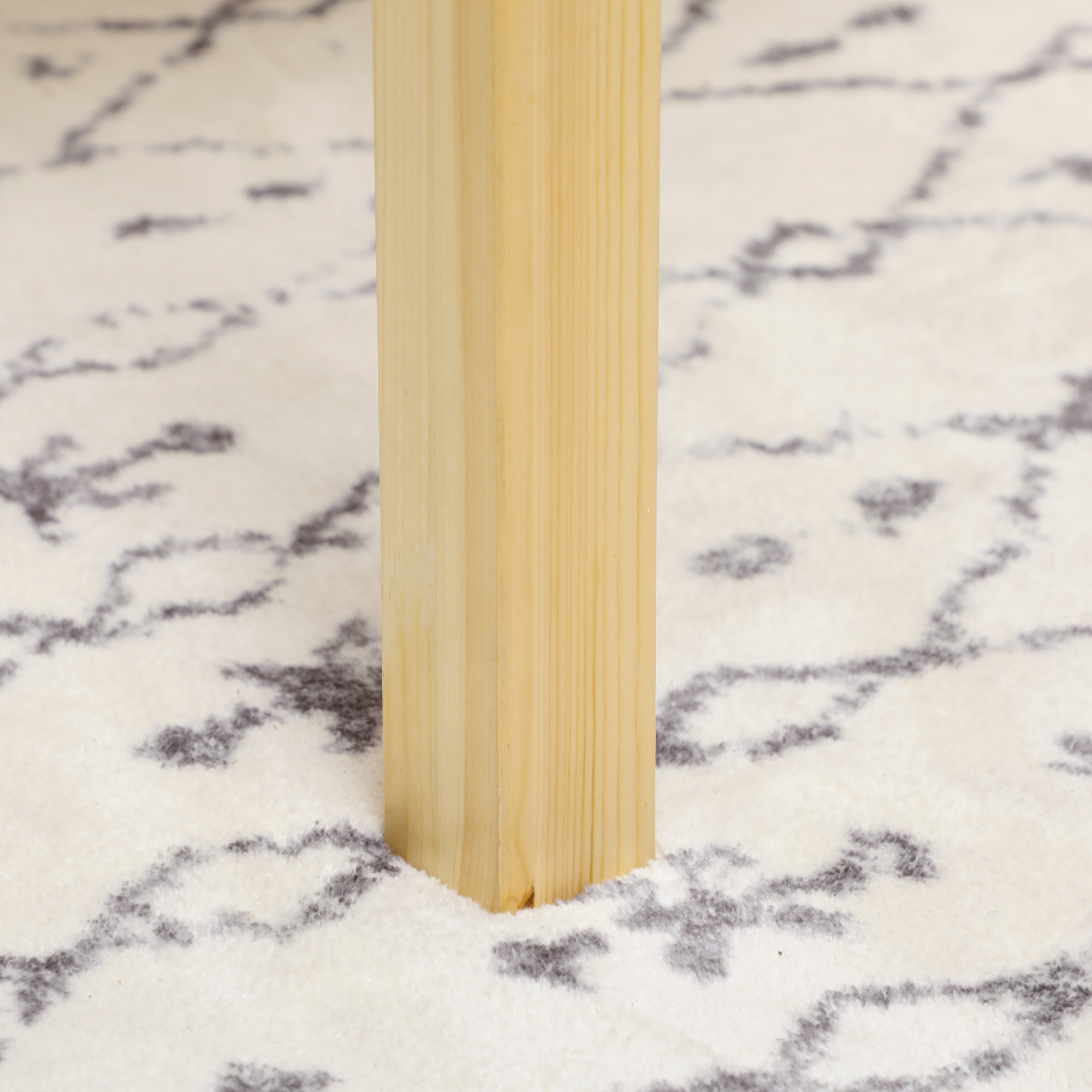 Massief houten eettafel, opklapbare tafel, uitbreidbaar, naturel