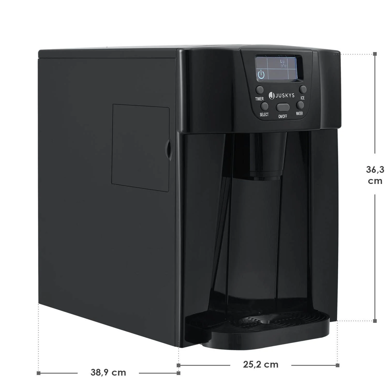 2025 Máquina de hielo PIM200L con dispensador – ¡Refrescate con hielo siempre listo!