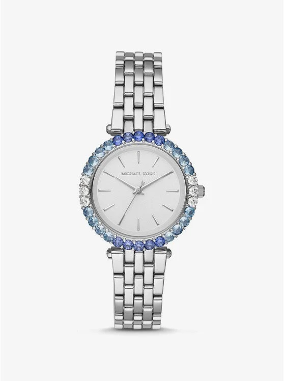 Michael Kors Darci Pave Silver-Tone Women's Watch - MK4516