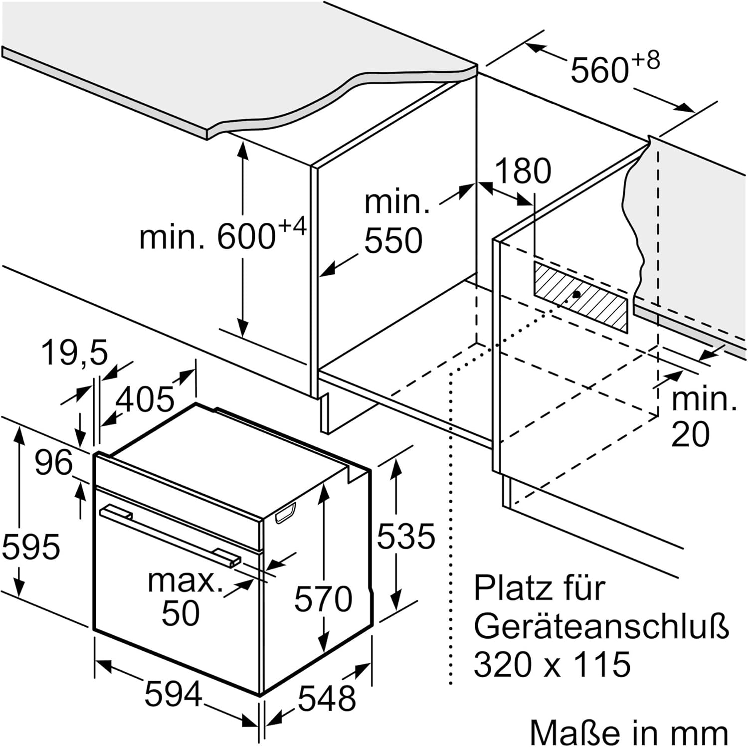 Bosch HND411LW63, Einbau-Herd-Set, Einbau-Herd 60 cm, HEA513BS3, Serie 4, 3D Heißluft, Einfache Bedienung, Weiß  und  Elektro-Kochfeld 60 cm, NKN645GA2E, Serie 4, Herdgesteuert, 21cm Kochzone, Mit Rahmen