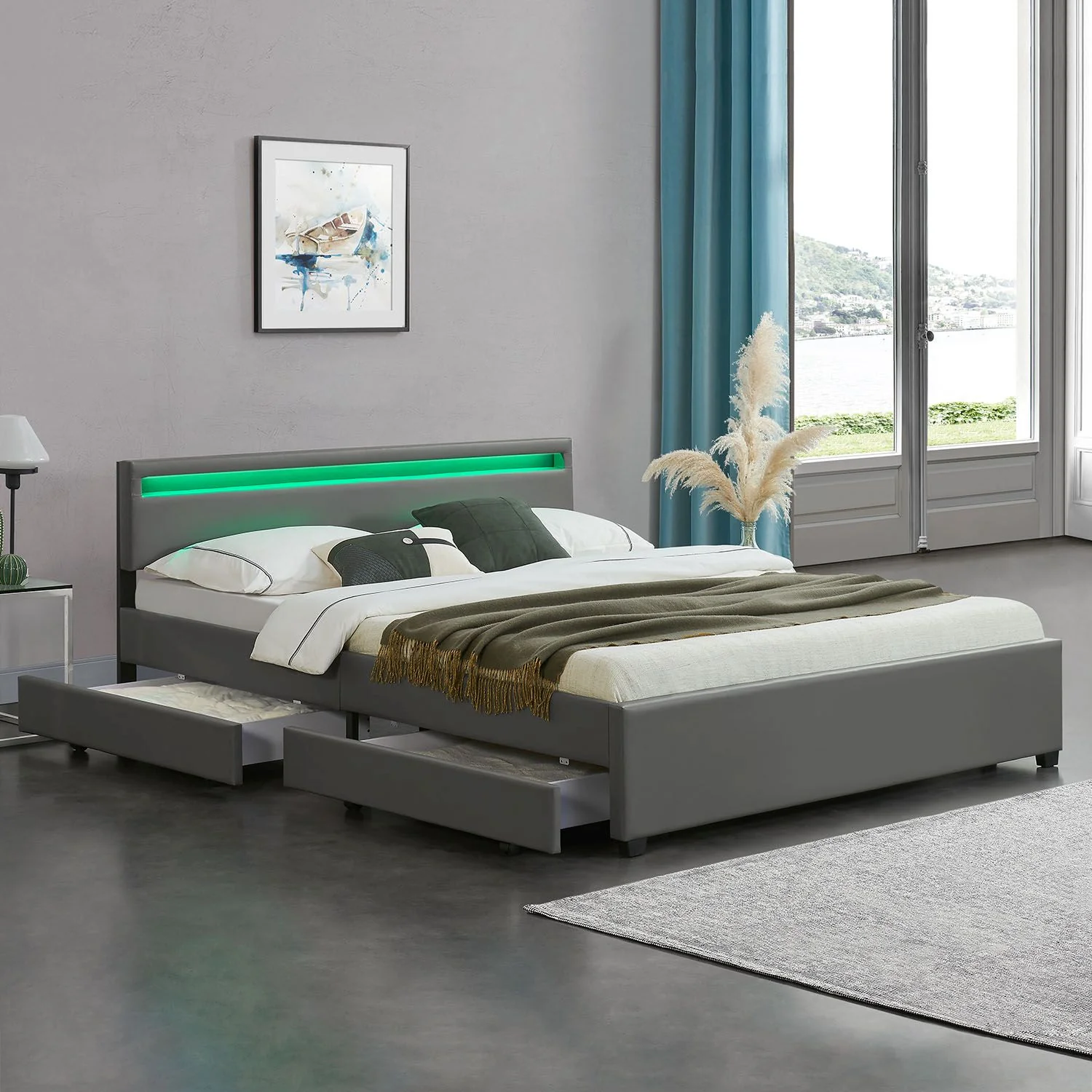 2025 Cama tapizada Lyon