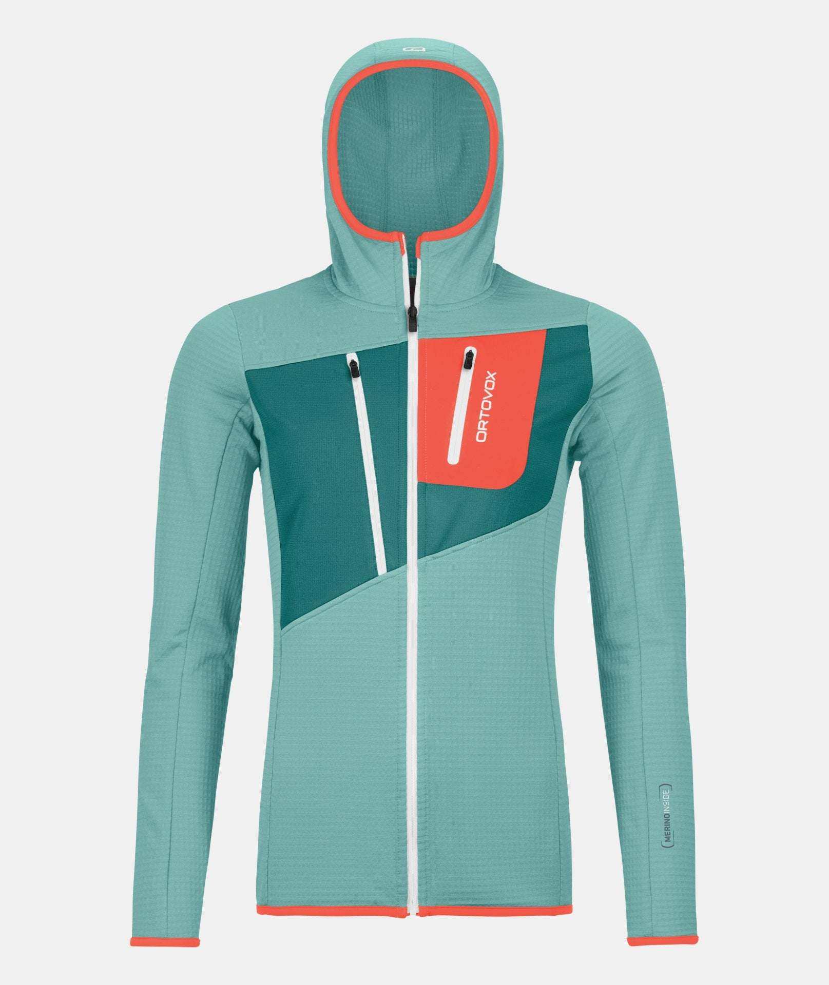 Fleece Grid Hoody W