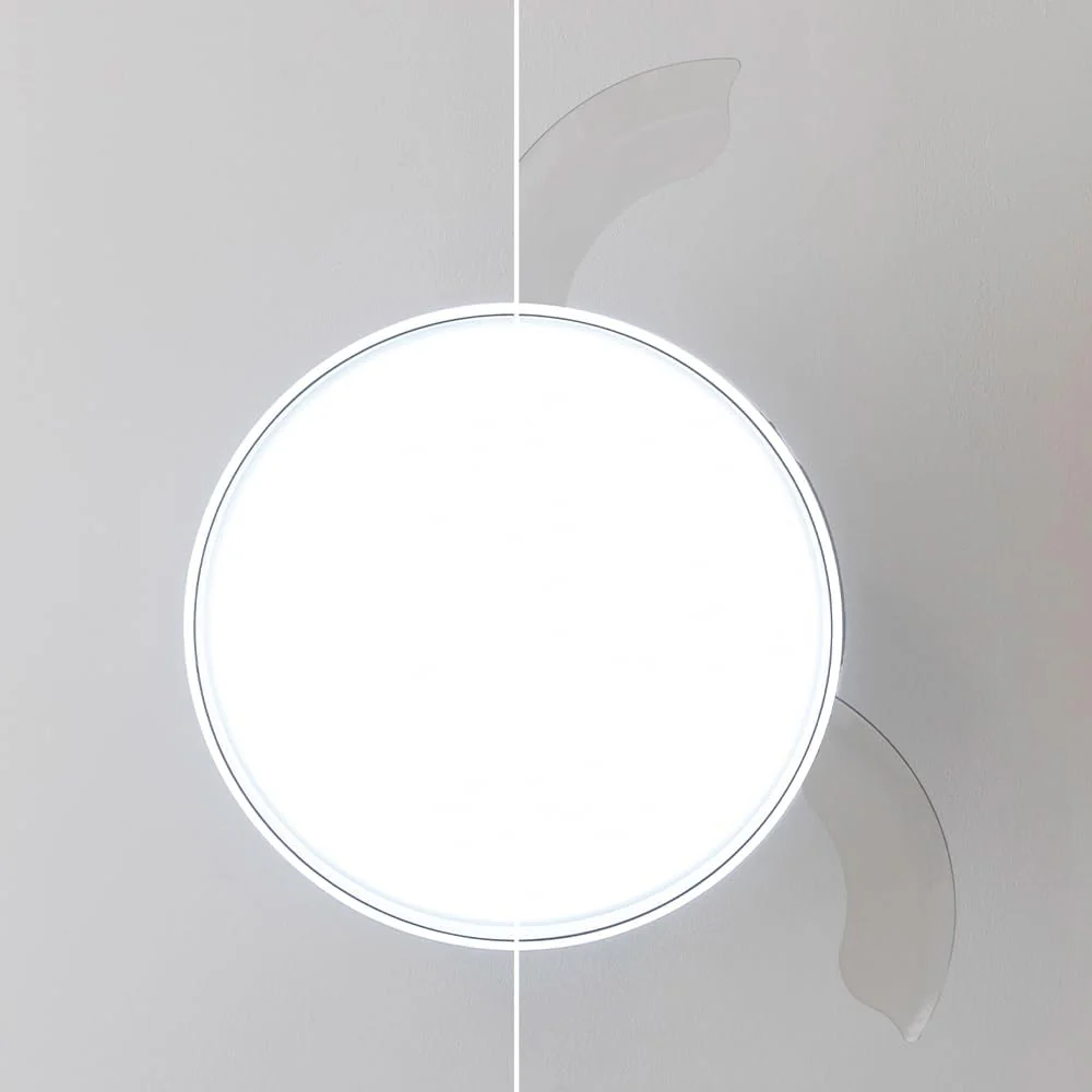 Ventilador de Techo Cecotec con Aspas Retráctiles y Lámpara Invisible EnergySilence Aero 4280 de Acero, 40 W, Diámetro 42 Pulgadas (106 cm), Temporizador, 3 Tonos de Luz, Función Verano-Invierno