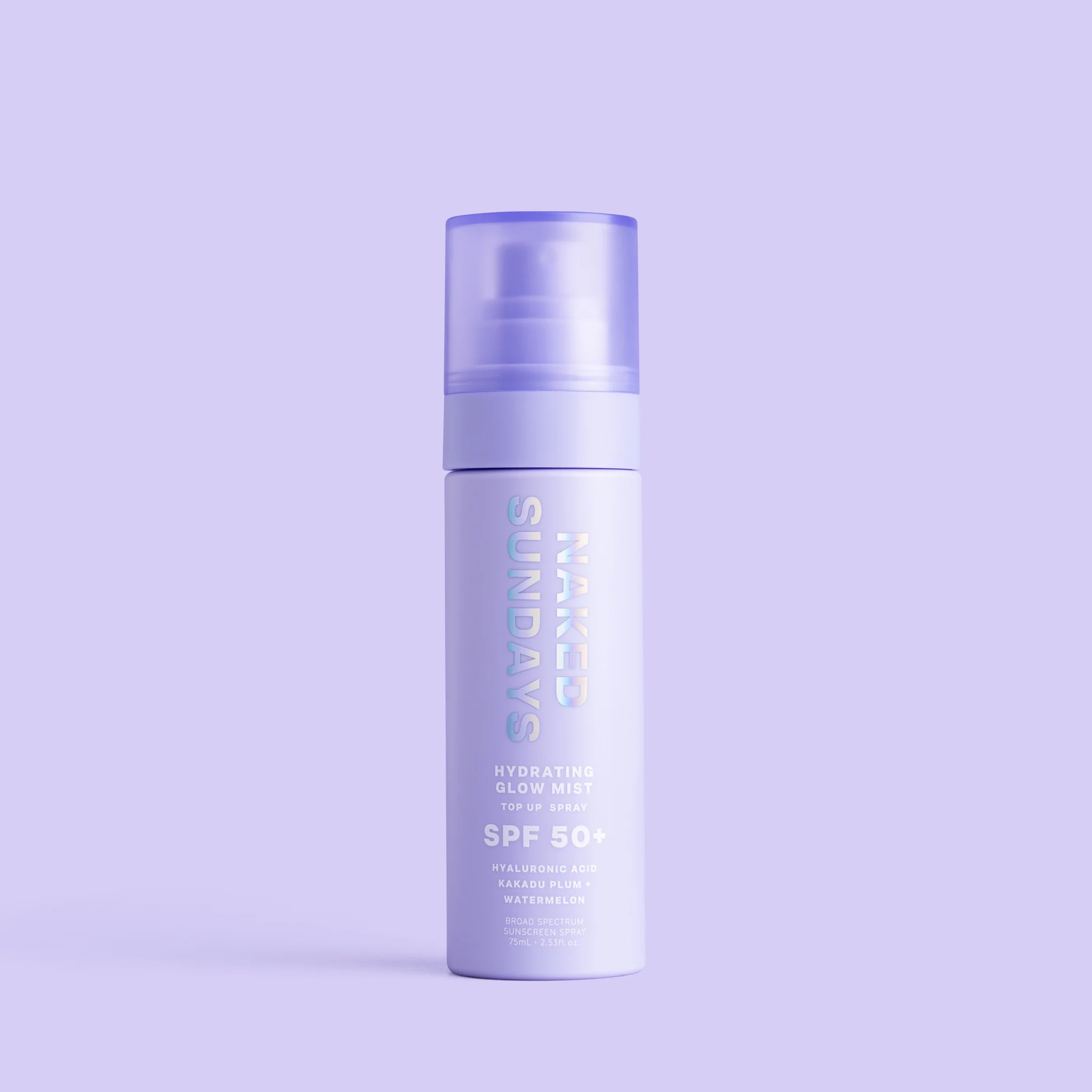 SPF50+ Hydrating Glow Face Mist Top Up Spray