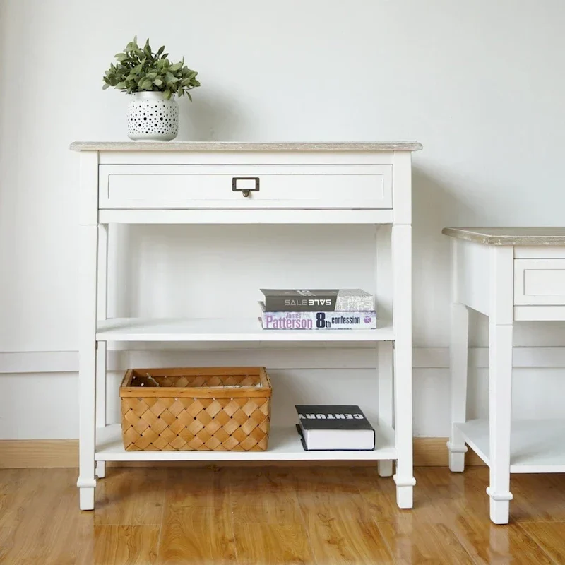 Porch & Den Gatto Accent Side Table with Drawers