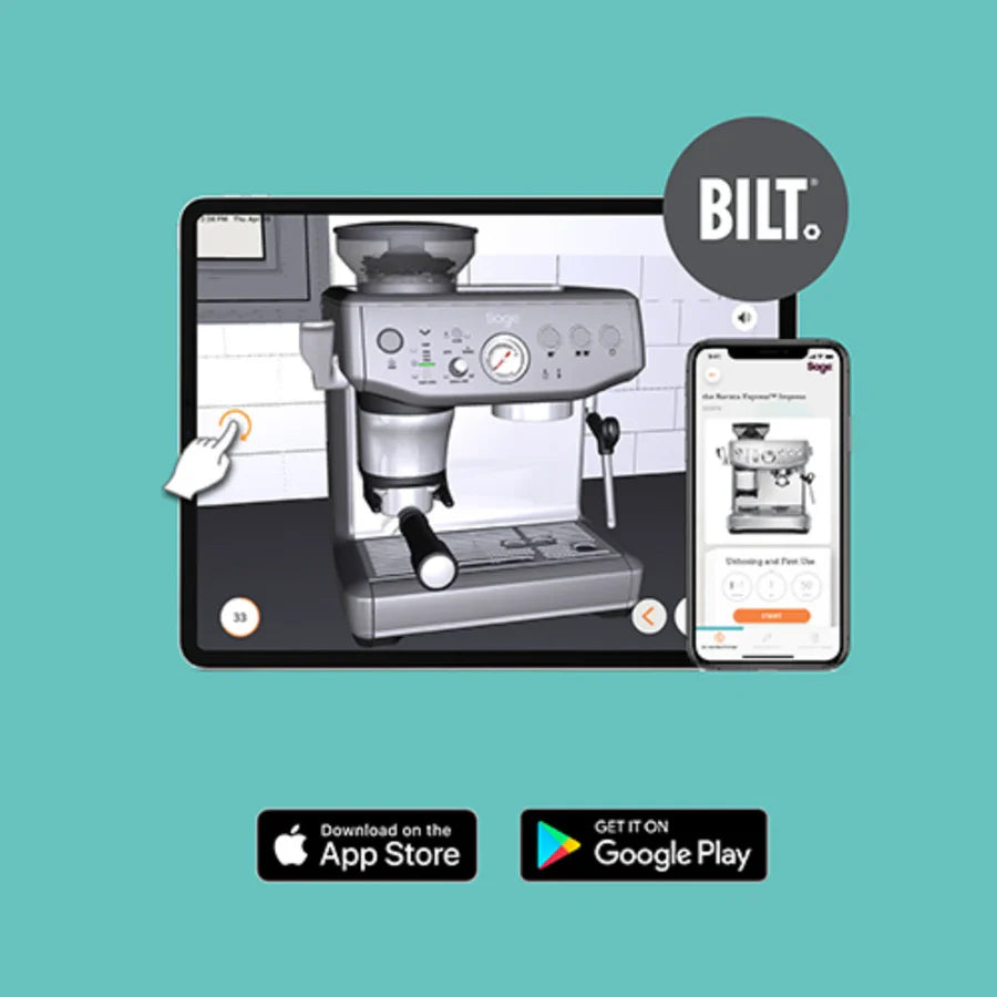 Sage The Barista Express Impress Coffee Machine - Sea Salt White | SES876SST4GUK1