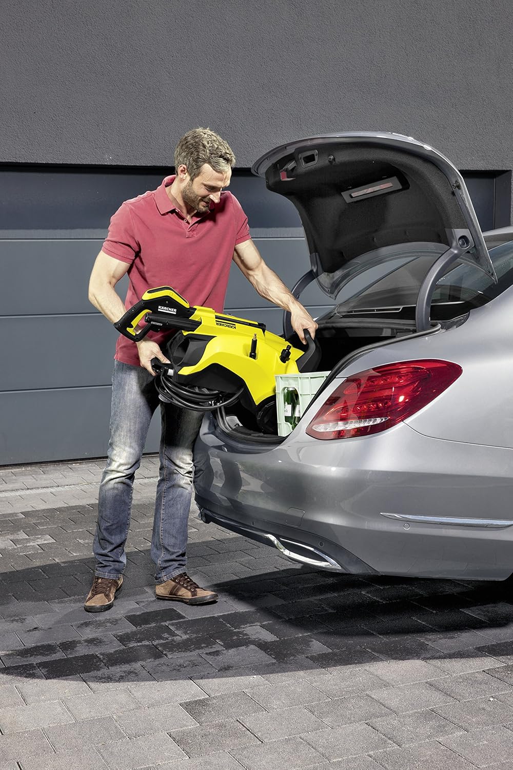 Kärcher Hochdruckreiniger K 4 Premium Full Control Car und Home (Druck: 20-130 bar, Fördermenge: 420 l/h, Komplettset inkl. Autoreinigungszubehör)