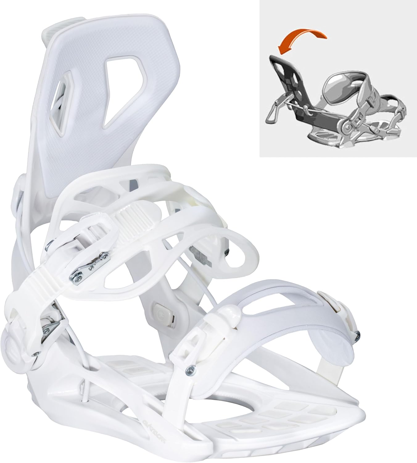 Airtracks Damen Snowboard-Set High M Carbon Rocker + Bindung Master W Fastec + Boots + Sb Bag 140 145 150 155 cm