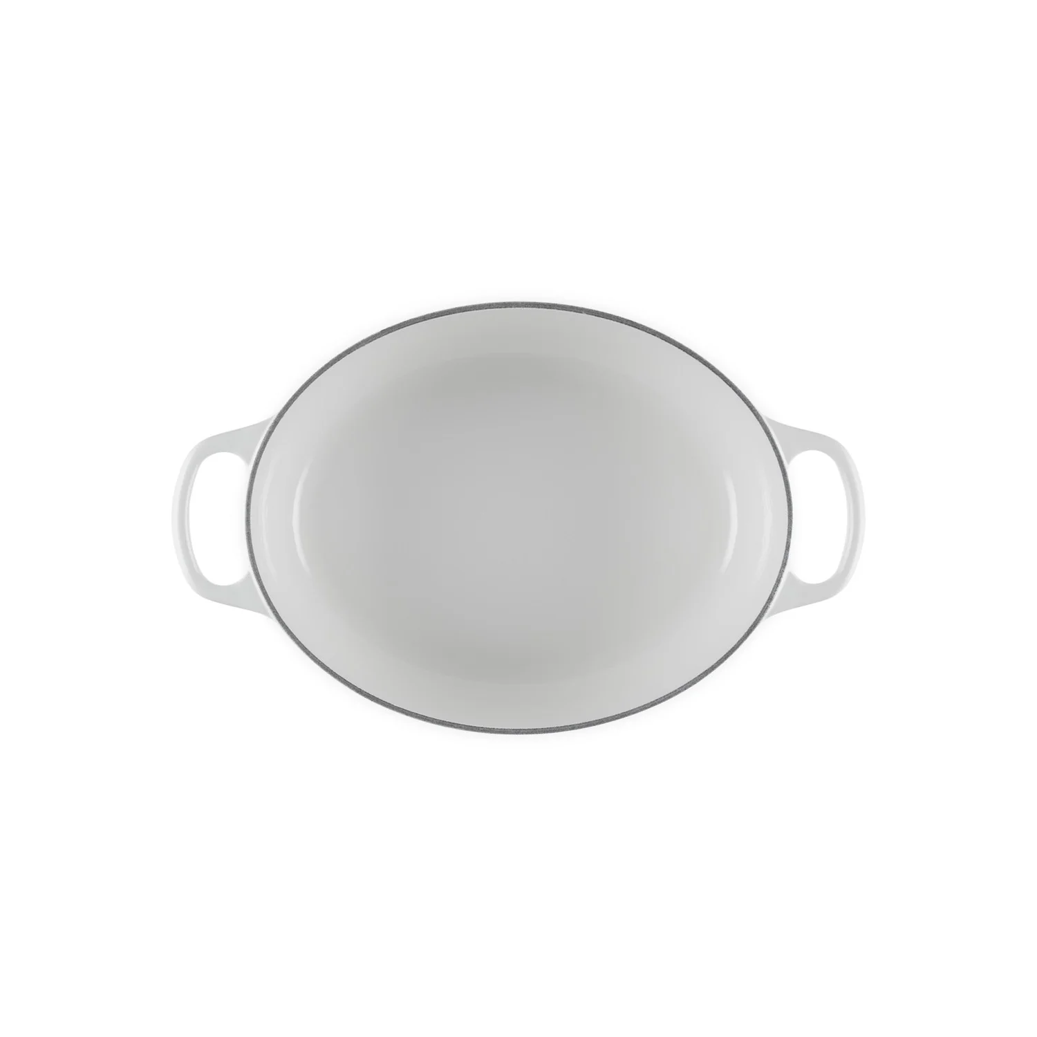 Le Creuset Pfanne Signature Bräter Oval  27 cm White