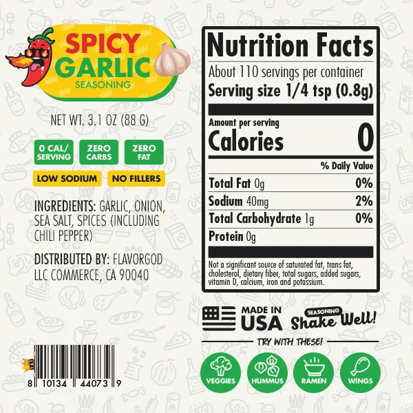 Spicy Garlic Seasoning