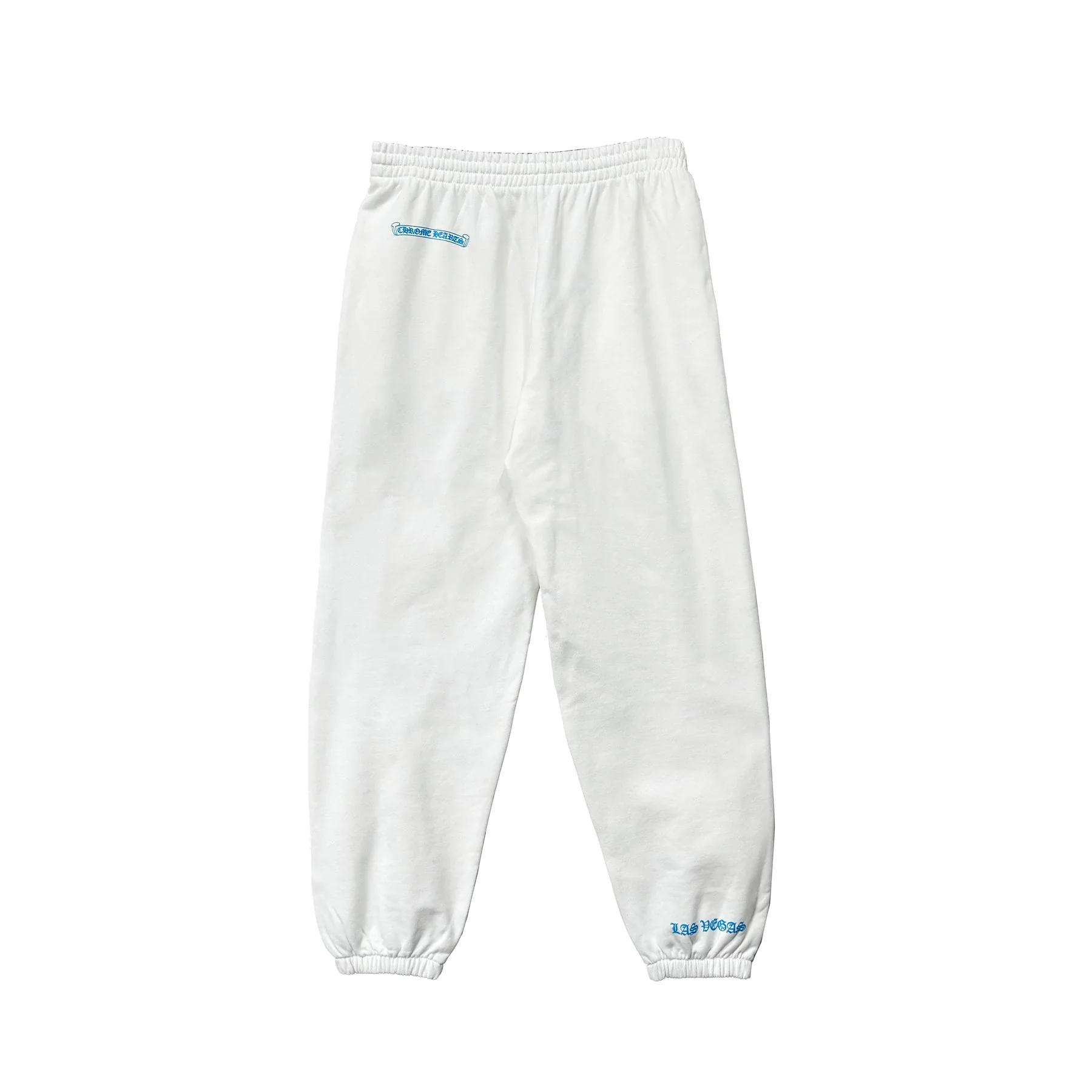 Las Vegas Exclusive Dice Logo Chrome Hearts Sweatpants White