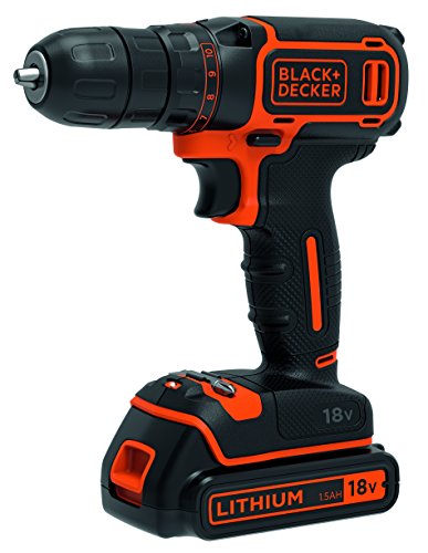 BLACK DECKER BDCDC18 QW Trapano/Avvitatore, 18 V, al Litio, 1.5 Ah   A7188 XJ Set per Forare ed Avvitare, 50 Pezzi : Amazon.it: Fai da te