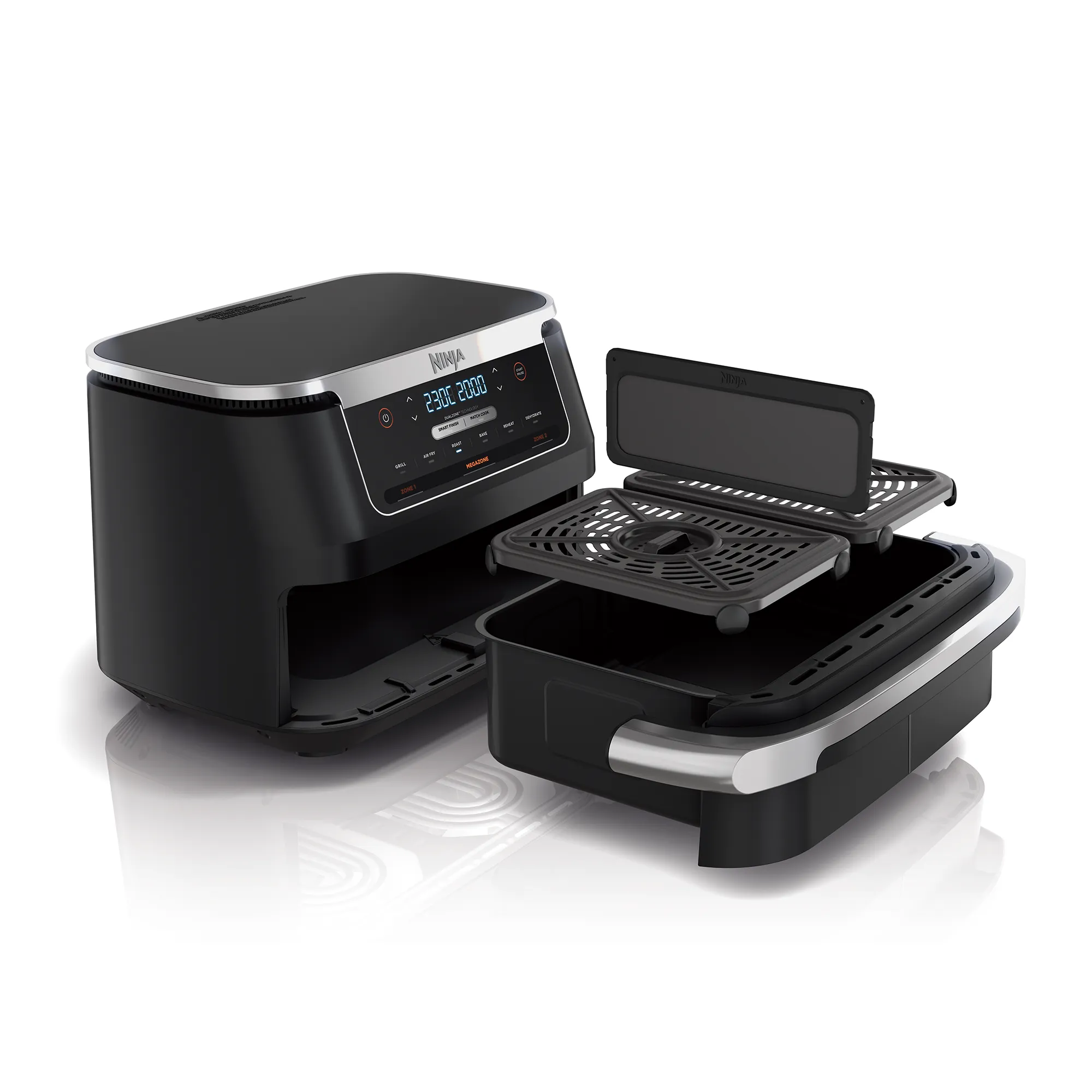 2025 Freidora de aire Ninja FlexDrawer™ con MegaZone™ de 6,6 L