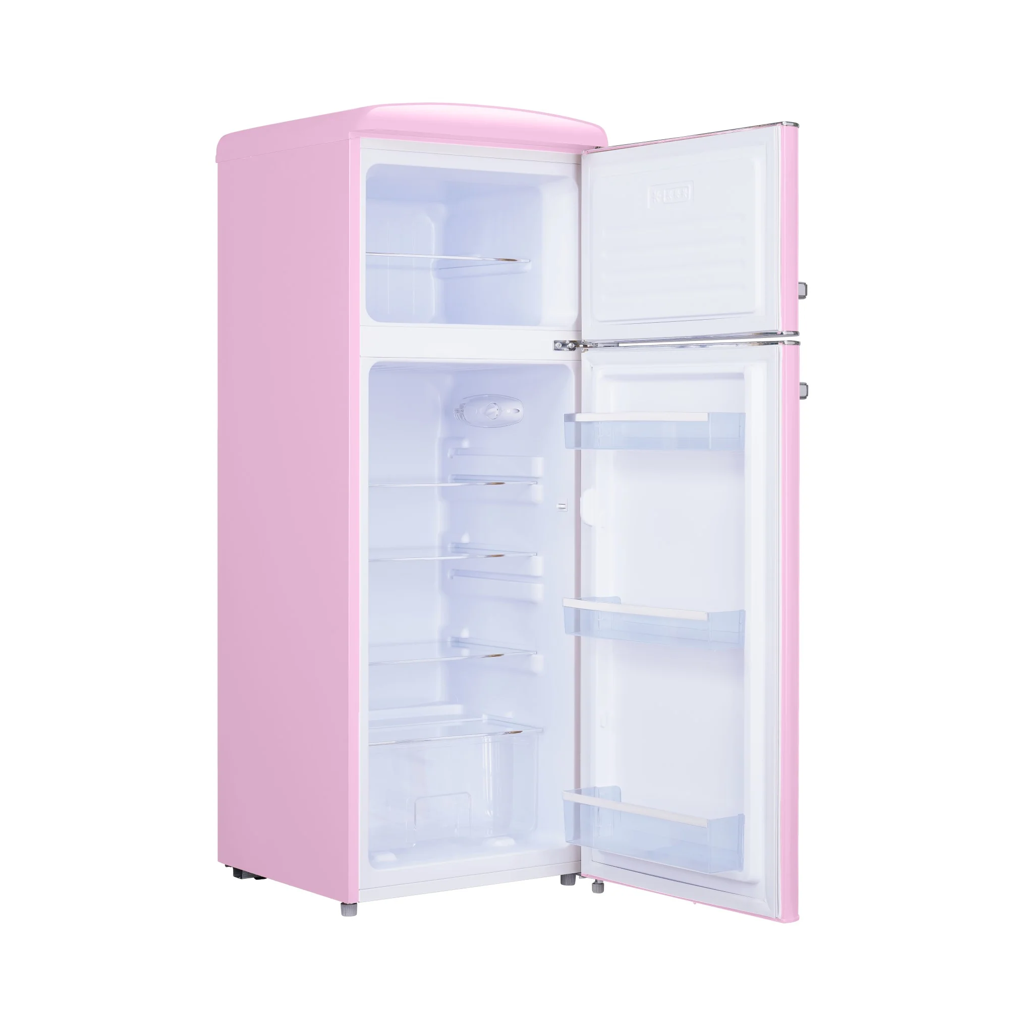 SPC Kühl- / Gefrierkombination Retro KS3777-6, pink, 206 L