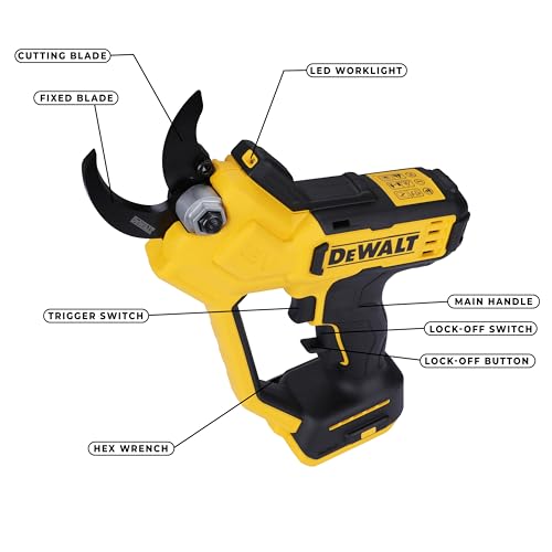 DEWALT DCMPP568N XJ Potatore manuale 18V XR 5.0Ah con Batteria/Caricatore : Giardino e giardinaggio