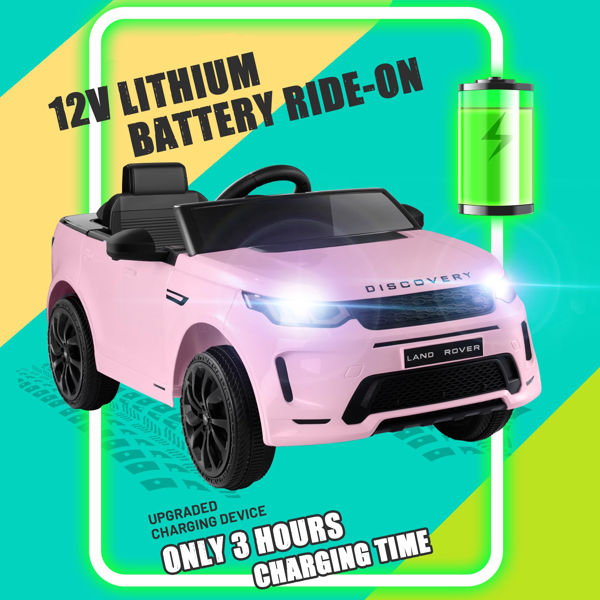 TEOAYEAH Licensed Land Rover Electric Playtime