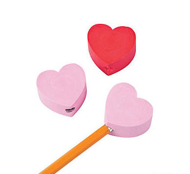 Heart Pencil Toppers |  12 PACK 20015