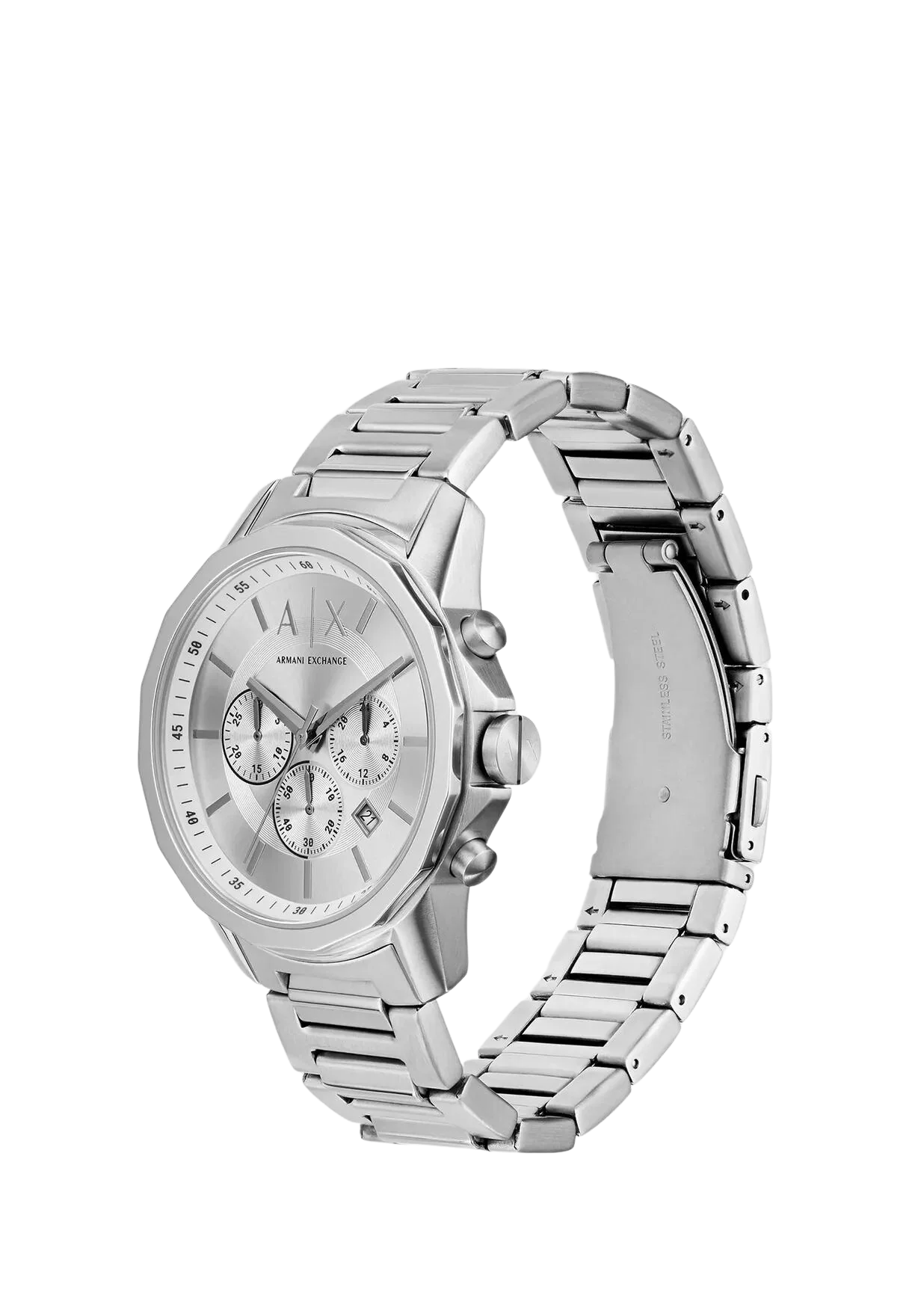 Armani Exchange Outerbanks Chronograph All Silver Men's Watch - AX7141