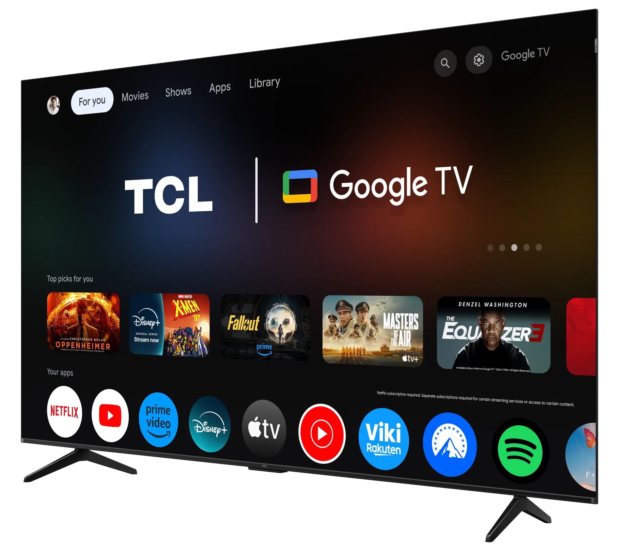 TCL QLED 4K TV 43P79K (2025) - 43 inch