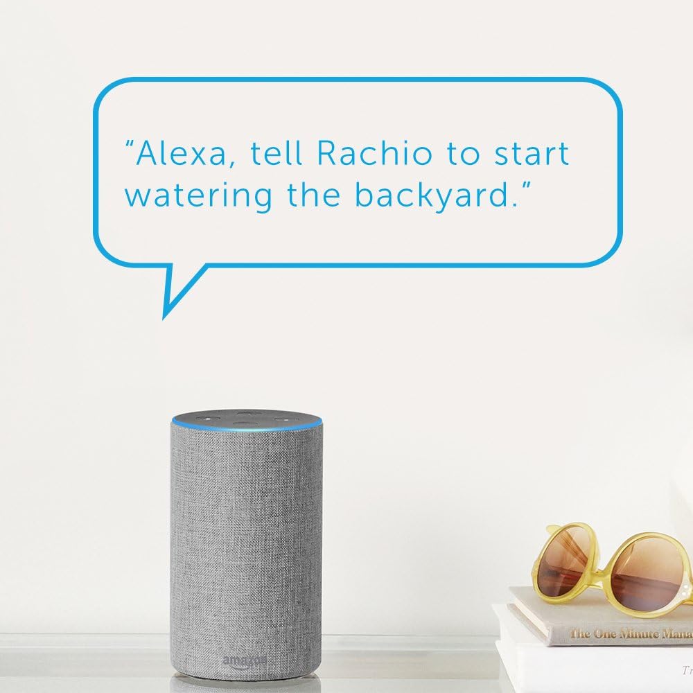 Rachio 8-Zone Smart Sprinkler Controller 2nd Gen, Alexa Compatible, Weather Adaptive, Lawn & Garden