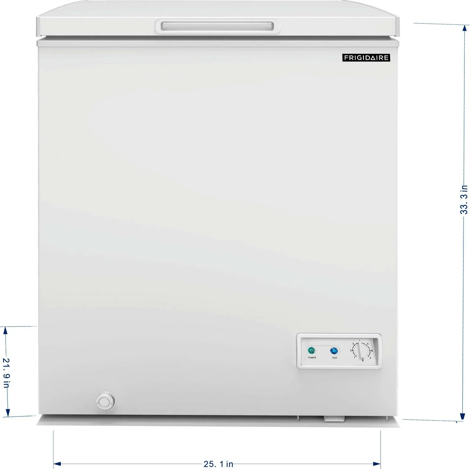 Congelatore a pozzetto Frigidaire da 7,0 piedi cubi, EFRF7003, bianco