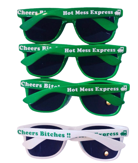 Customized Happy Birthday Sunglasses  | Custom Birthday Sunglasses | 15046 (Fonts in Picture Gallery)