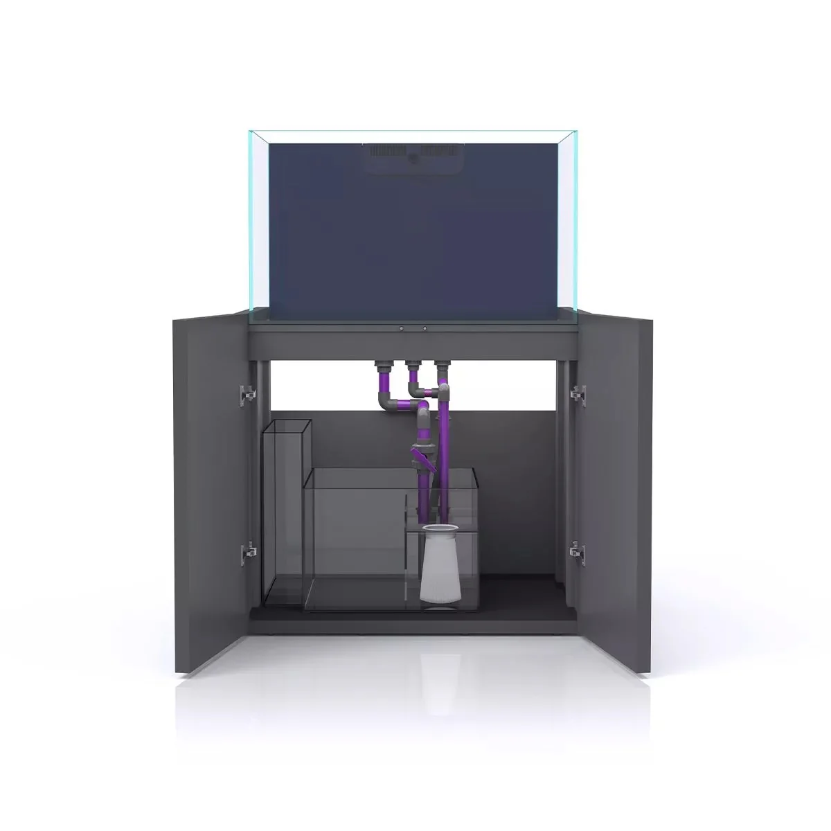 OPUS G2 300 Aquarium w/ Pro-Line Cabinet Grey (69g)