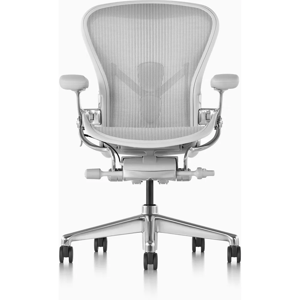2025 Aeron Remastered - Silla de oficina tamaño B, acabado satinado mineral