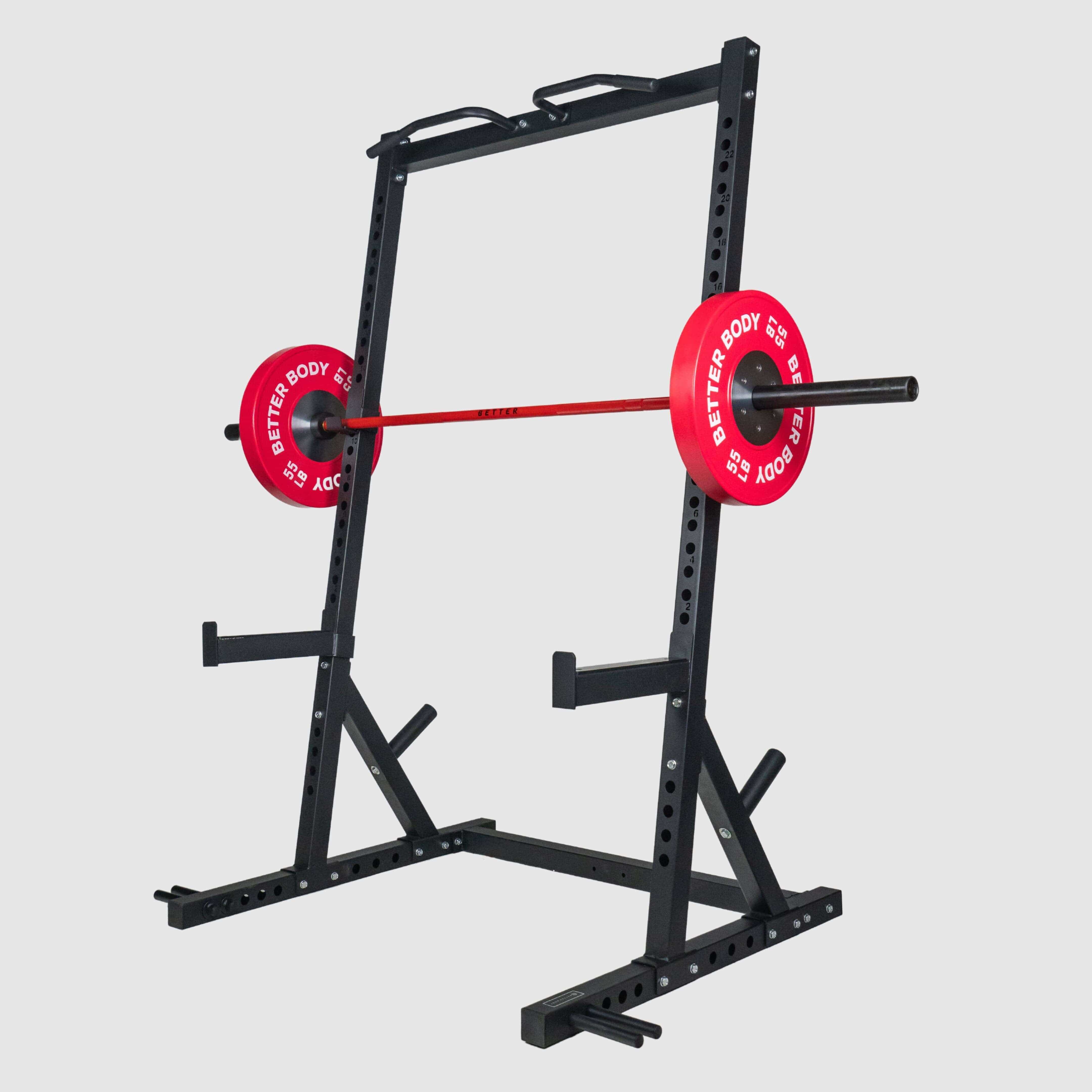 2025 Paquete de Potencia con Soporte para Sentadillas Inclinado | Placas de Competencia de 10-55lbs