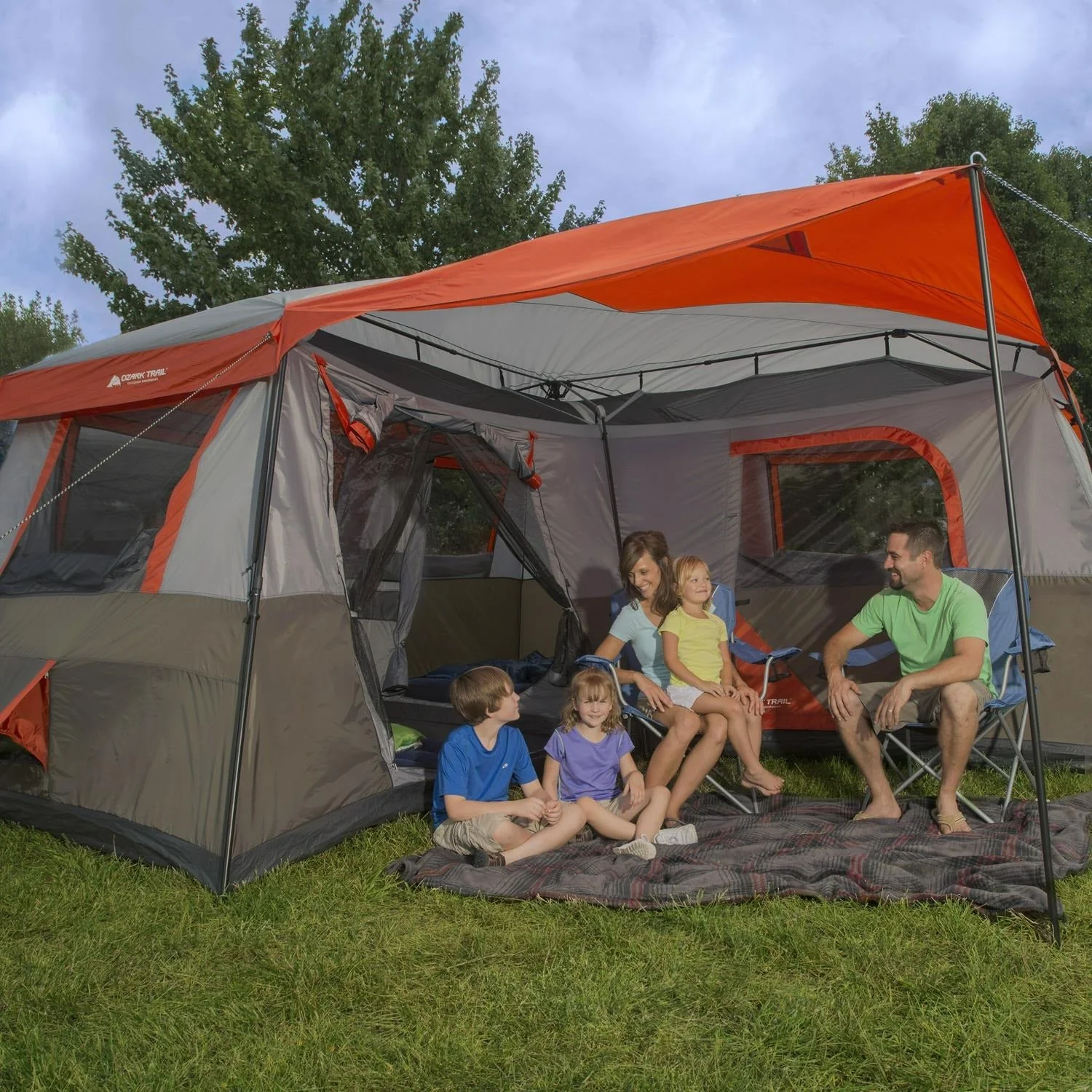 Ozark Trail Instant Cabin Tent, sleeps 12 people