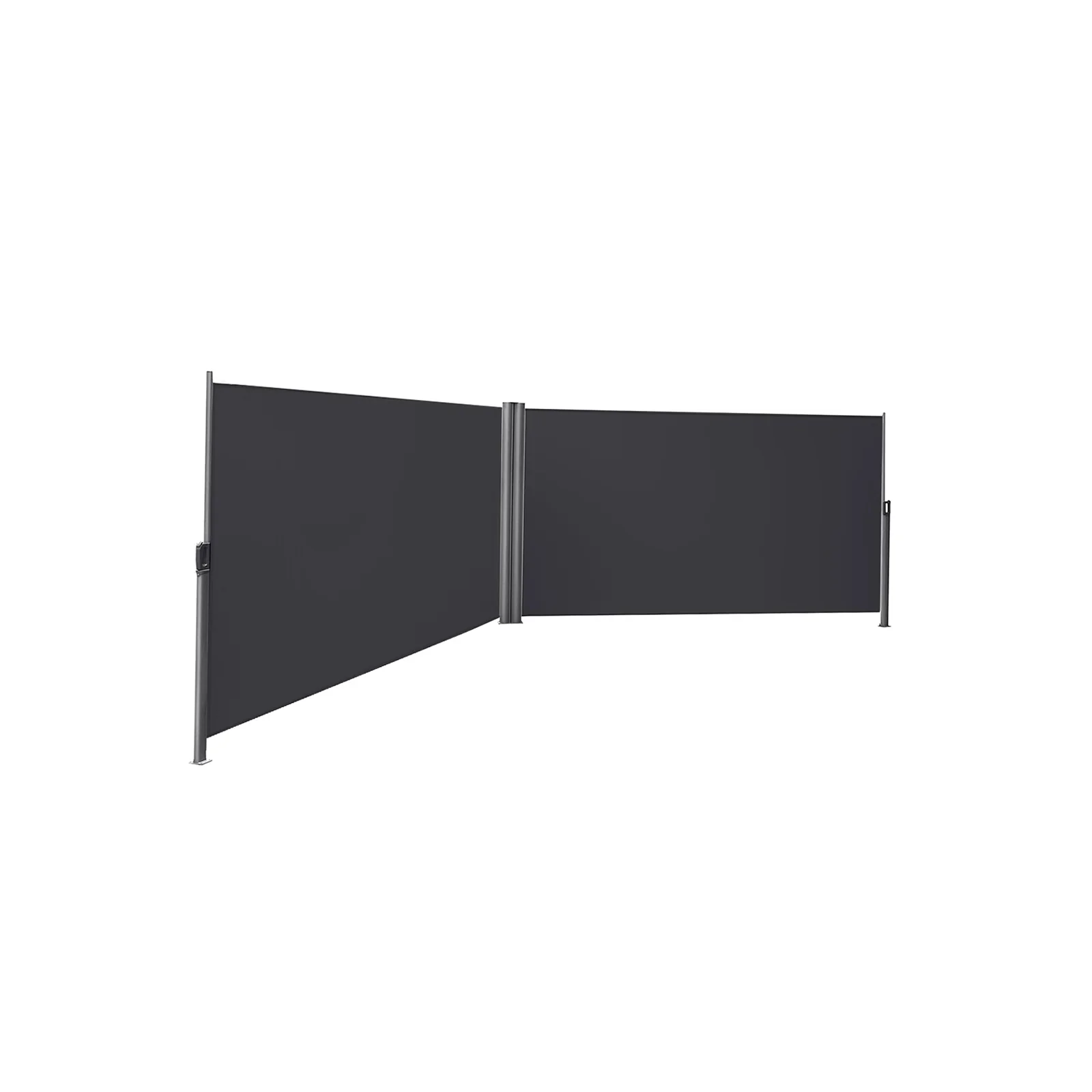 2025 Toldo lateral doble extensible de poliéster grueso