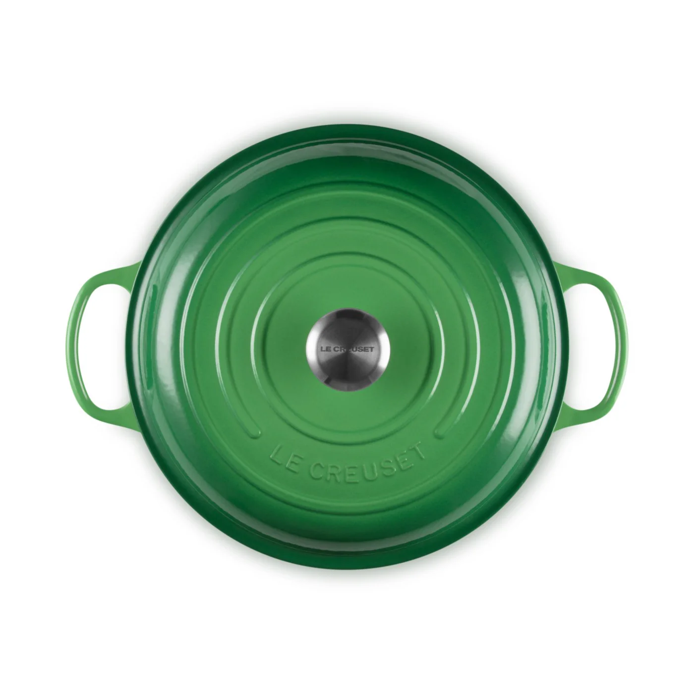 Le Creuset Pfanne Signature Gusseisen-Gourmet-Topf, Ø 30cm, grün