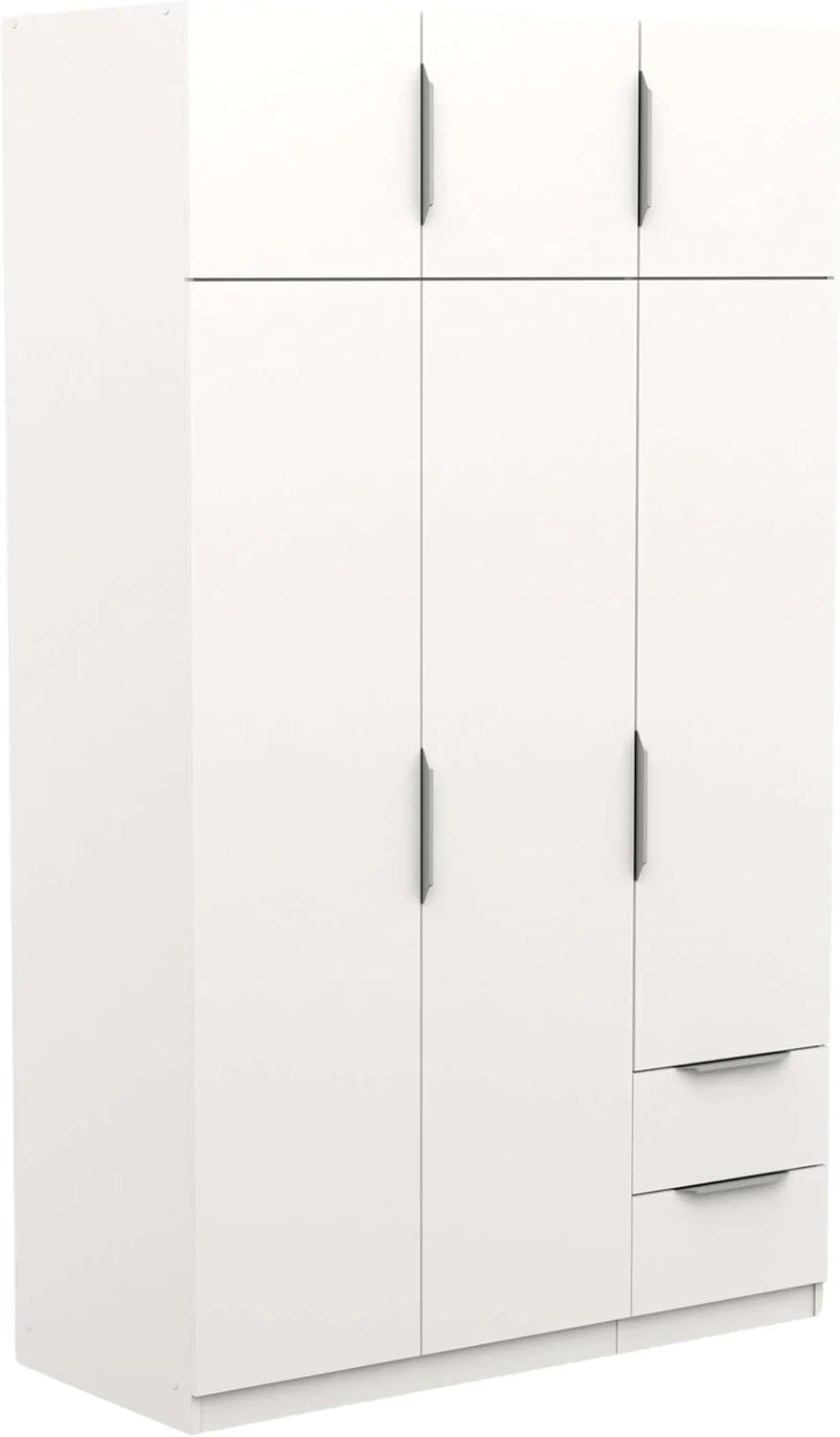 Miroytengo Armario Ghost Grande 6 Puertas y 2 Cajones Color Blanco Mate 203x119 cm