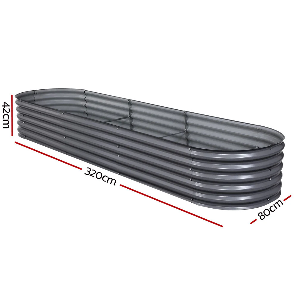 Anti-Rust SGCC Steel Raised Garden Bed - Greenfingers