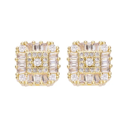 Big Daddy Iced Out Diamond Stud Earring 2.0