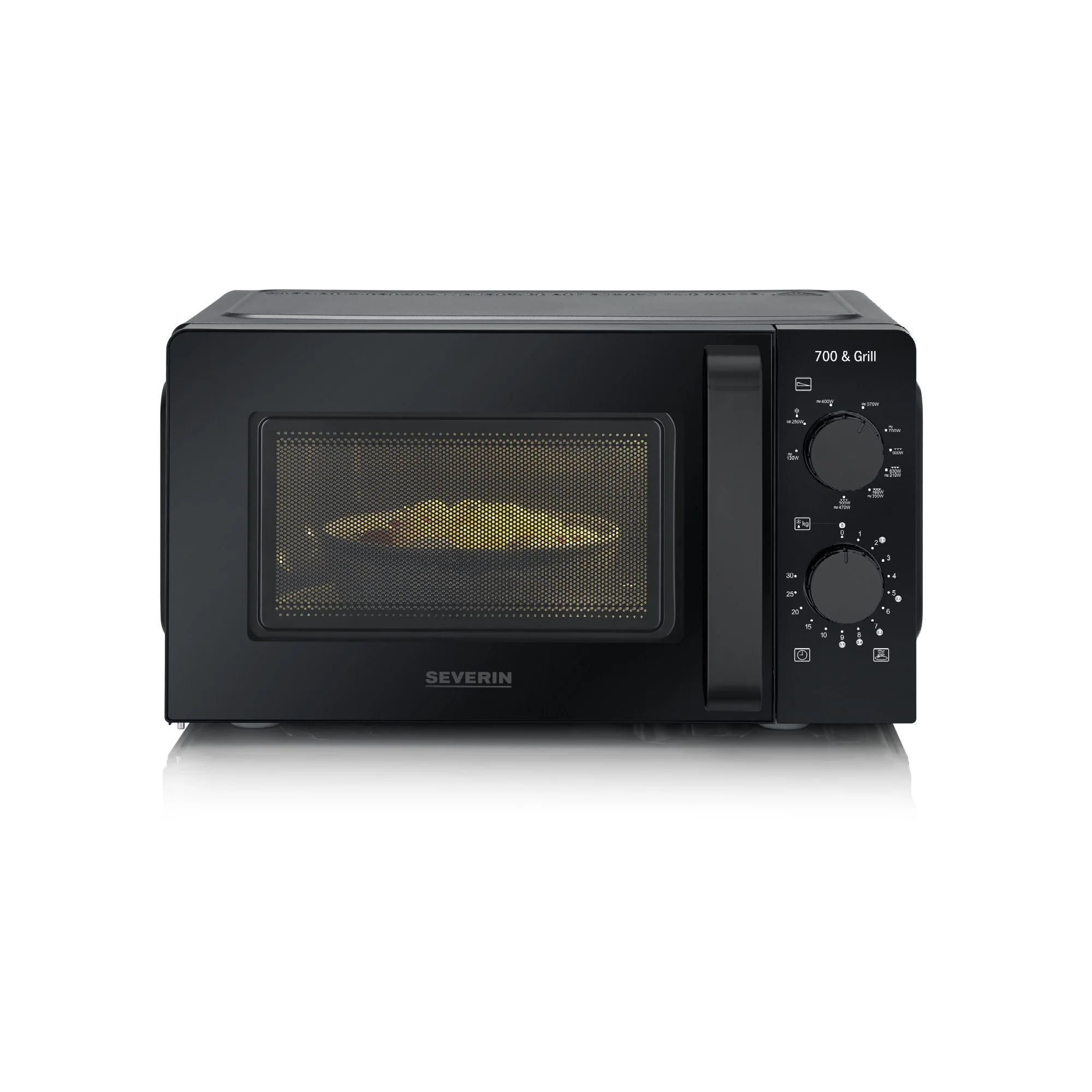 Severin Mikrowelle mit Grill MW9189CH 19L