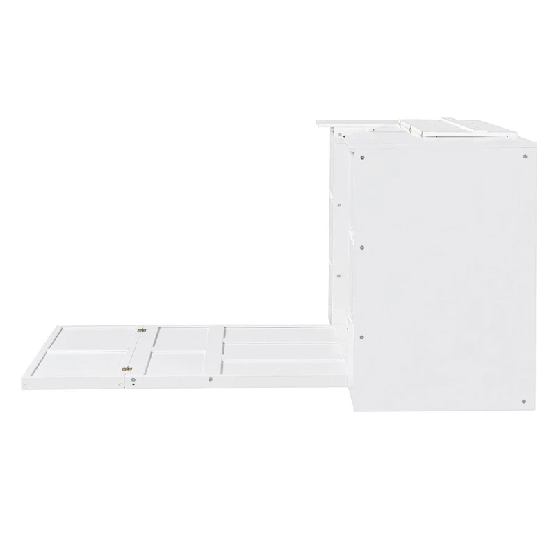 Full-Size Murphy Bed with Storage Drawers