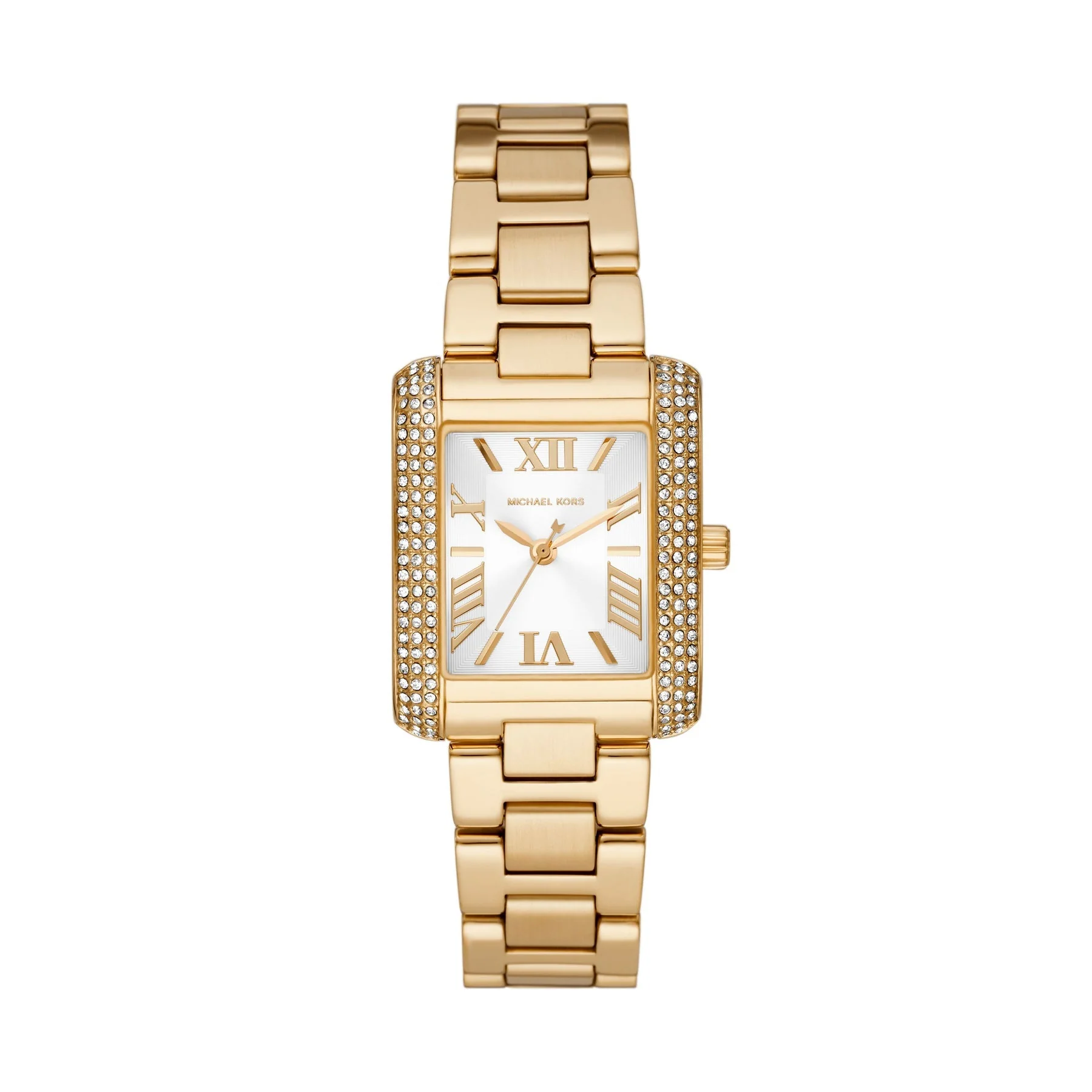 Michael Kors Emery Pavé Rectangular Gold Women's Watch - MK4640