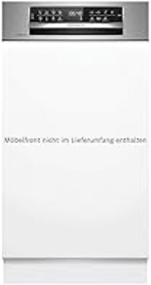 Bosch SPV2IKX10E Serie 2 Smarter Geschirrspüler vollintegriert, 45 cm breit, Besteckkorb, Extra Trocknen auf Knopfdruck, InfoLight roter Lichtpunkt am Boden, AquaStop Schutz gegen Wasserschäden, Weiß
