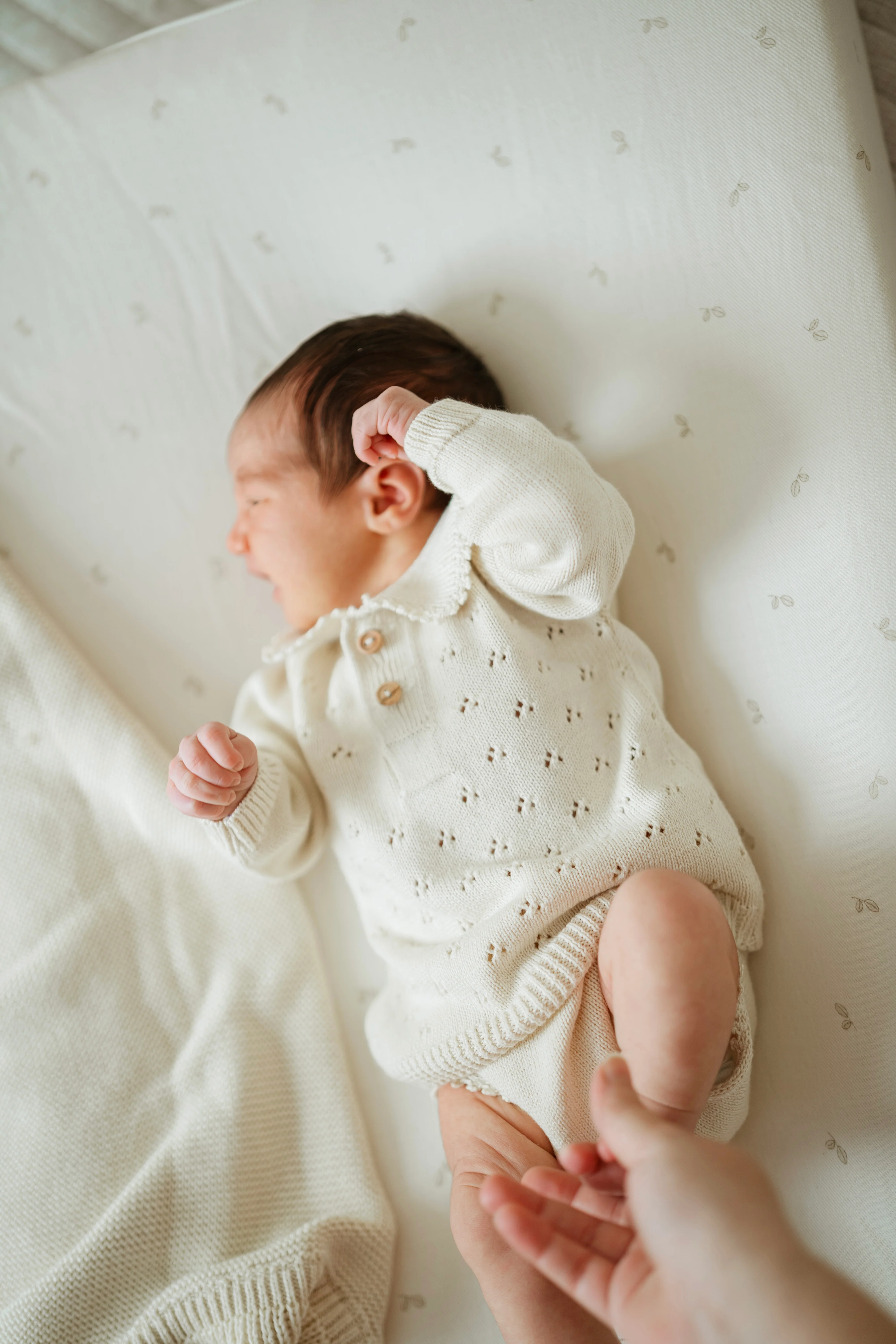 Conjunto Polo + Culotte Tricot Beige