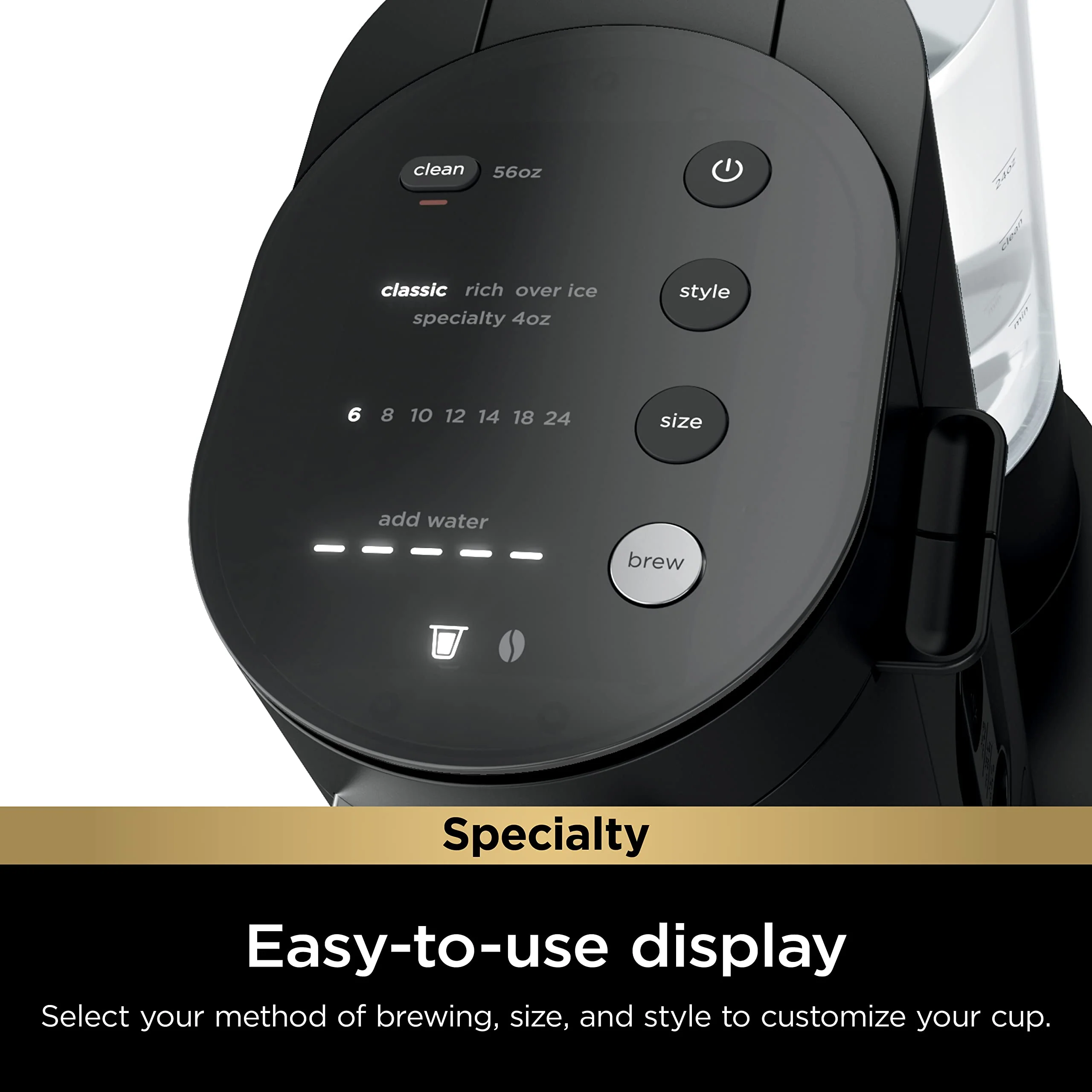 2025 Ninja PB051 Cafetera de Una Sola Taza Compatible con Cápsulas y Café Molido