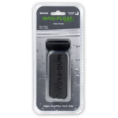 Mag Float STEALTH Glass Aquarium Cleaner - Medium (3/8