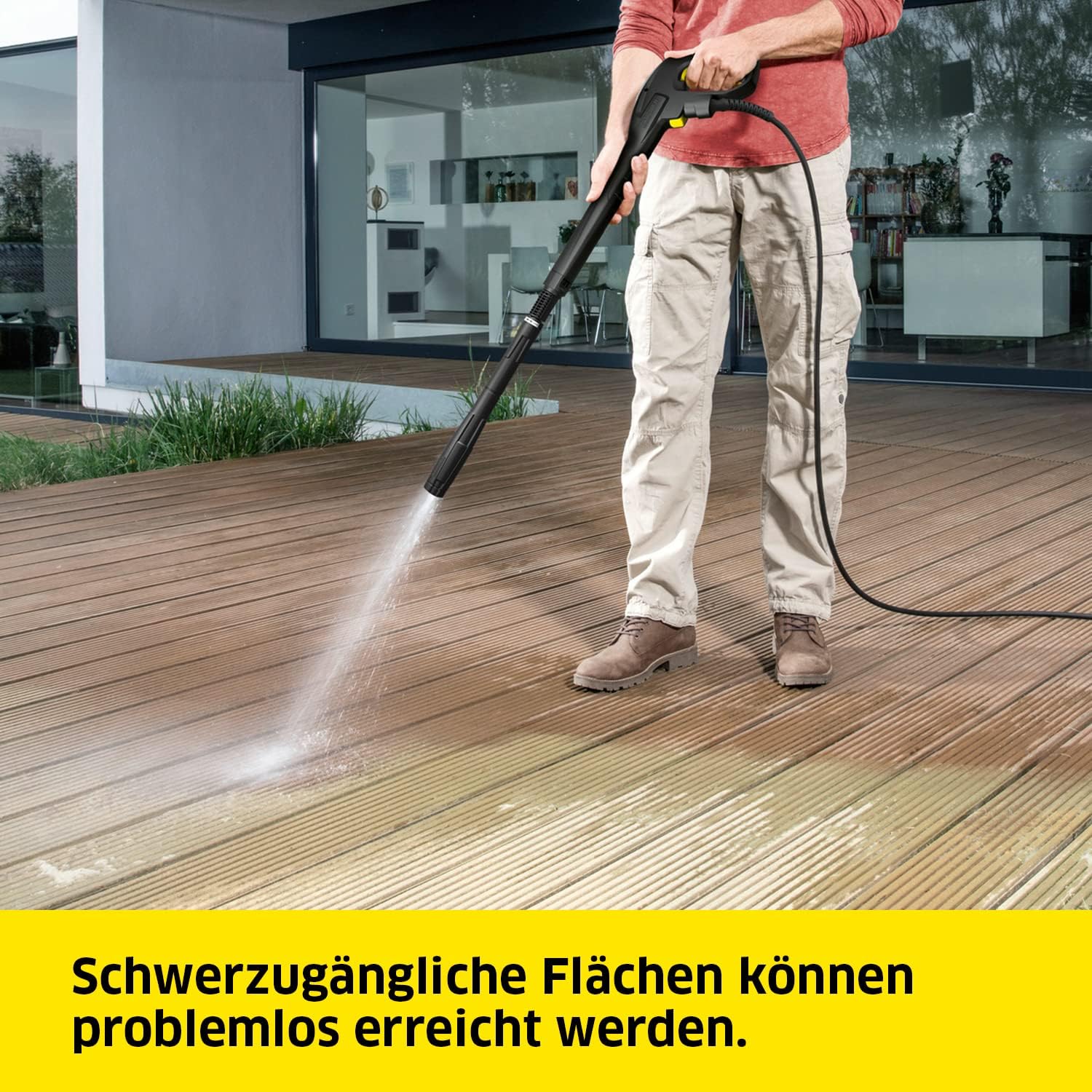 Kärcher Hochdruckreiniger K 7 Premium Power Home, Druck: 180 bar, Durchfluss: 600 l/h, Flächenleistung: 60 m²/h, Leistung: 3.000 W, Schlauchtrommel, mit Pistole, Dreckfräser, Strahlrohr